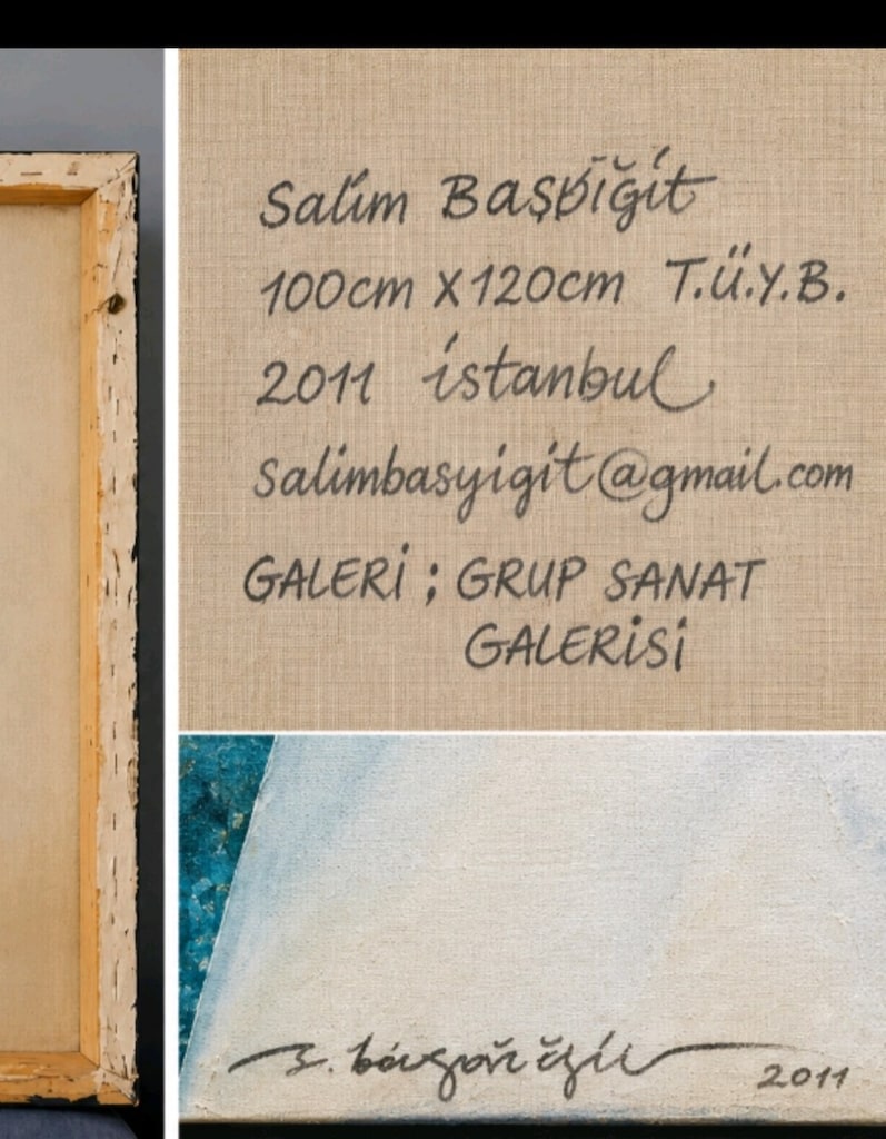 Salim Başyiğit - Orijinal Yağlı Boya (100x120 cm) - 4