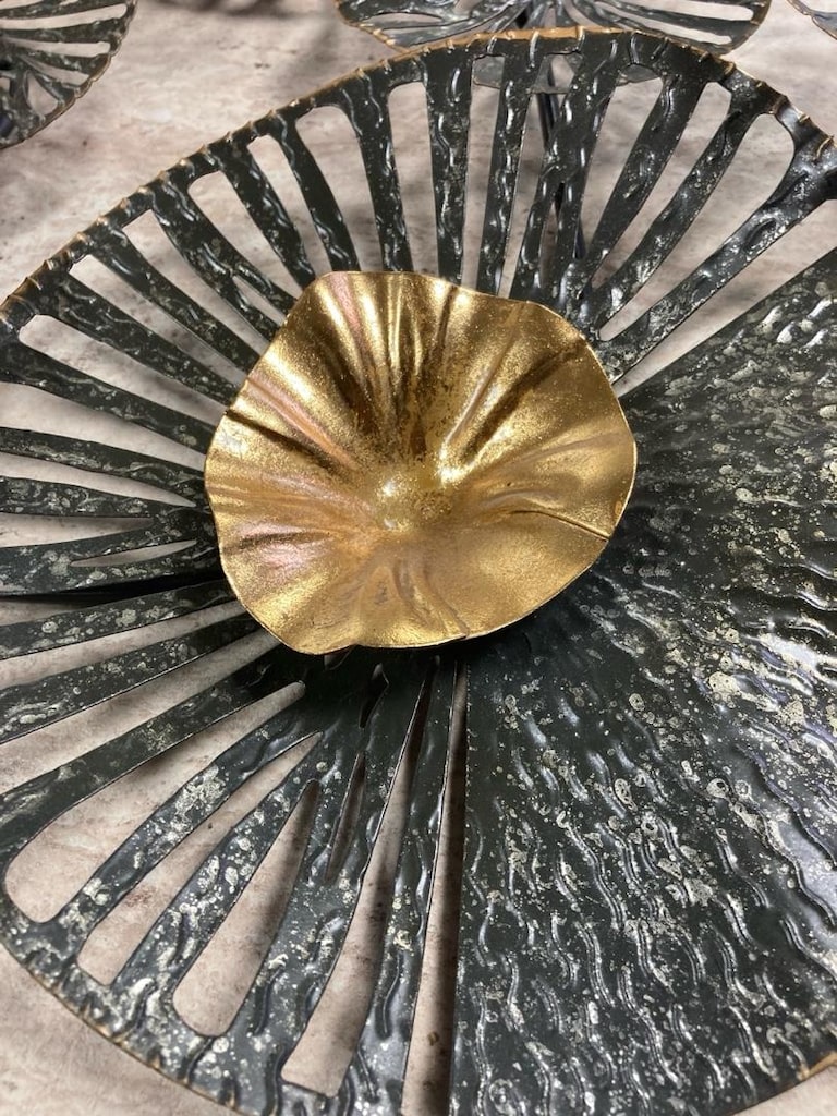 Mudo metal gold duvar panosu çapı 70/70 - 3