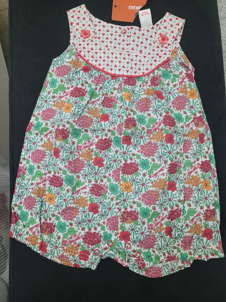 Lcwaiki Kolsuz Bebek Elbisesi 6- 9 Ay Yeni Etiketli - 10