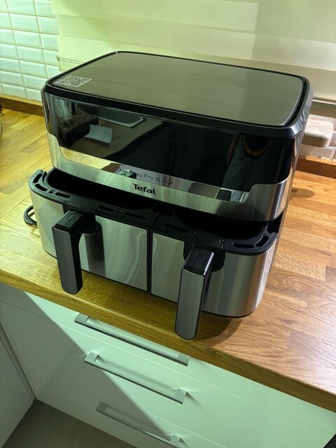 Airfryer Tefal Çift Hazneli Grill Dual Easy