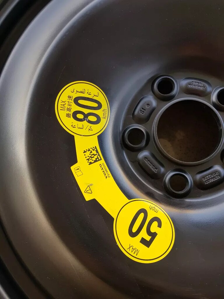 VOLVO XC90 XC60 S90 S60 XC40 V90CC V60CC Yedek lastik stepne 2015-2025 - 4