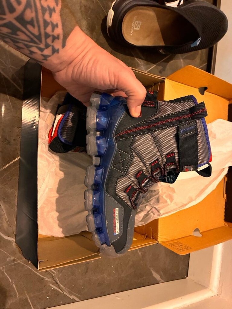 Skechers 32 Numara Işıklı Erkek Çocuk Botu Su Geçirmez - 6