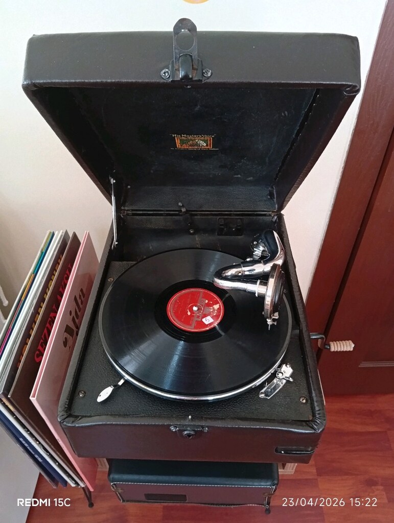 GRAMOFON ORJİNAL AVRUPA ÜRETİMİ ANTİKA - 6