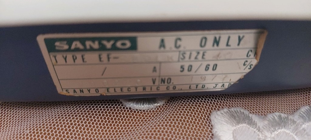 Antika Sanyo japon Vantratör Sorunsuz Sıfır Ayarında 1977 model. - 9