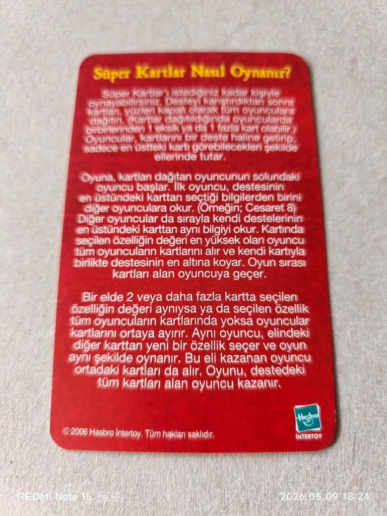 süper oyun kartları - 20