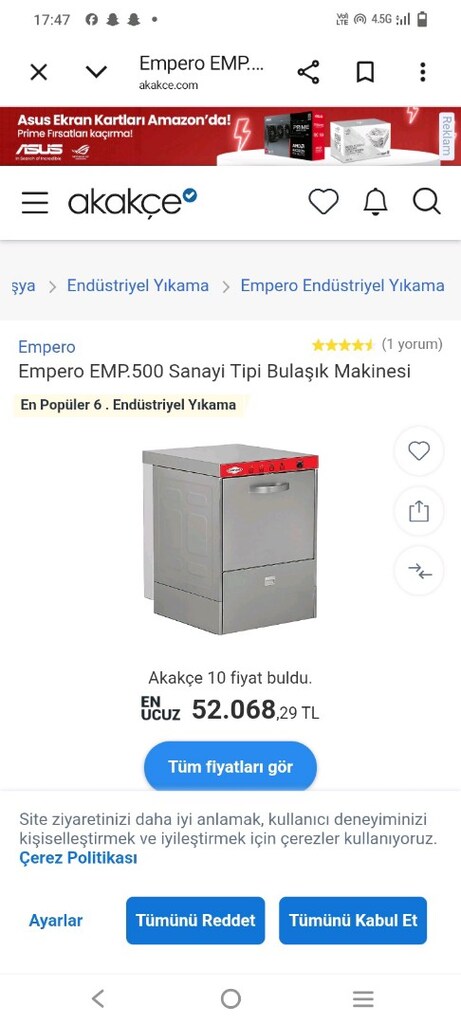 sıfır ayarında temiz sağlam sıkıntısız bardak bulaşık yıkama makinası - 4