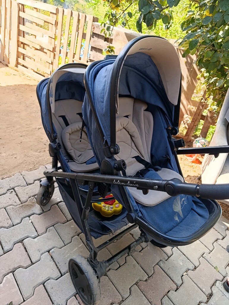 Wei-B Totem Twin Çift Kişilik Bebek Arabası Arka Arkaya bebek arabası - 2