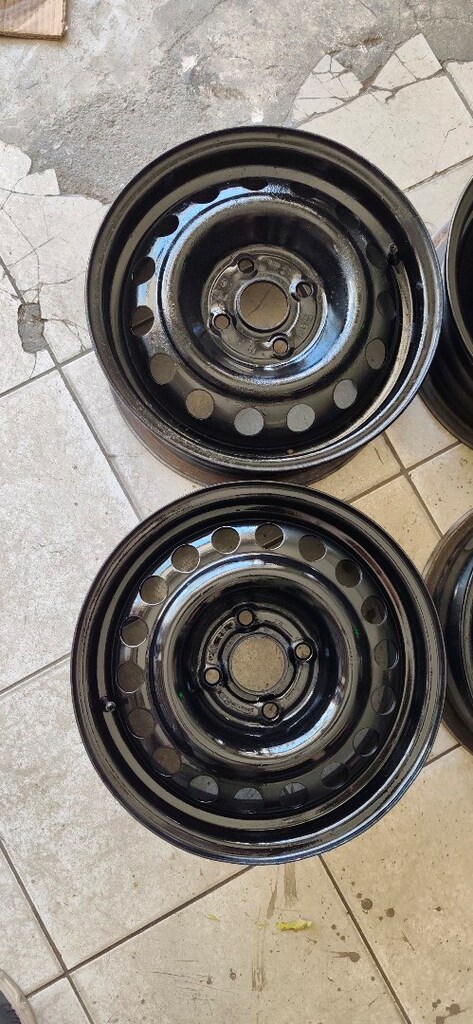 hyundaı era 14 kara jant 4x100 orjinal kırık kyaanak eğik yok - 3
