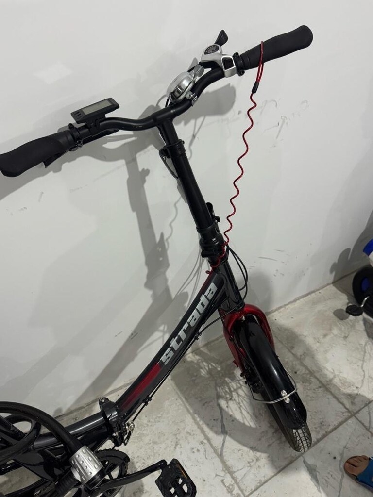 STRADA ELEKTRİKLİ BİSİKLET KATLANIR ORJİNAL 125KM HATASIZ DAHA SIFIR - 4