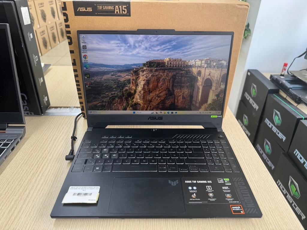 ASUS TUF A15 * RYZEN 9 8945H İŞLEMCİ *32GB DDR5 RAM *2TB SSD *4070 E.K - 2