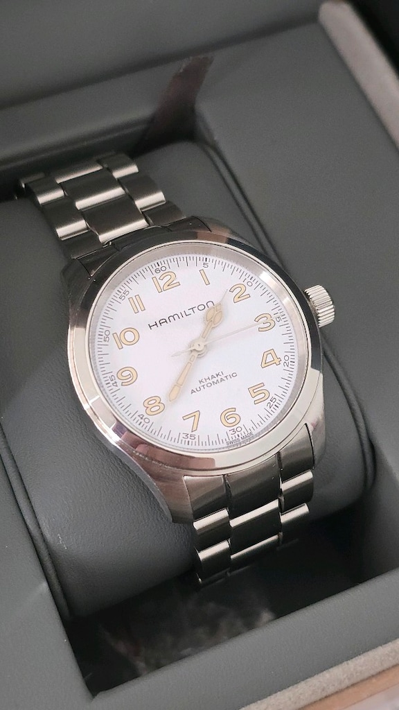 HAMILTON BEYAZ MURPH 38MM OTOMATIK SAAT - 2