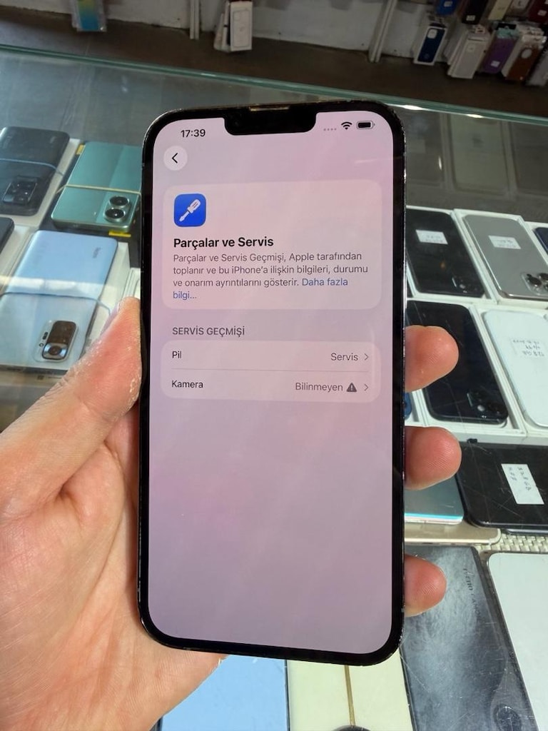 İPHONE 13 PRO MAX 128 GB TR PİL %76 BOL ÇİZİKLİ KELEPİR - 7