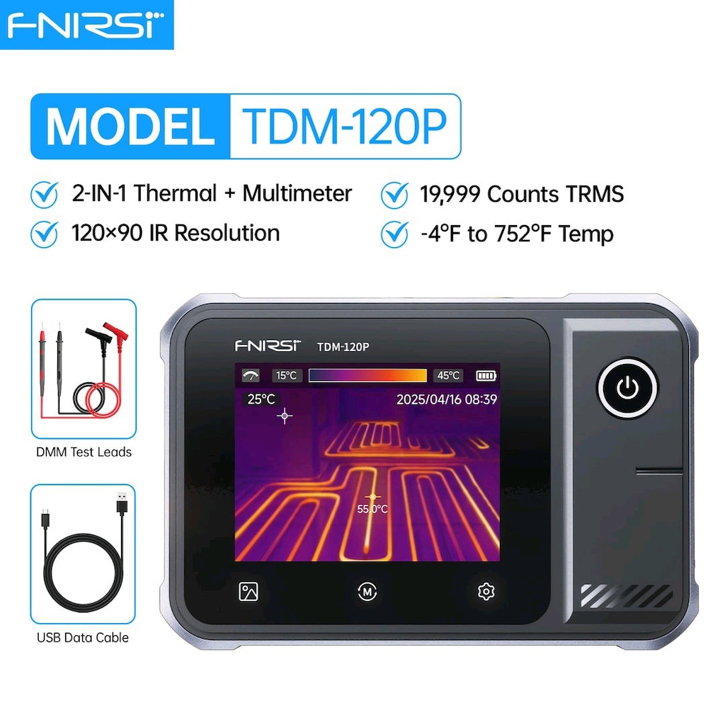 FNIRSI TDM-120P TERMAL KAMERA