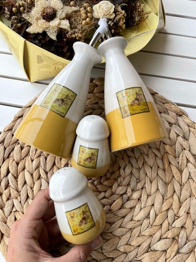 Tepe Home Sirkelik Yağlık Tuzluk Takımı
