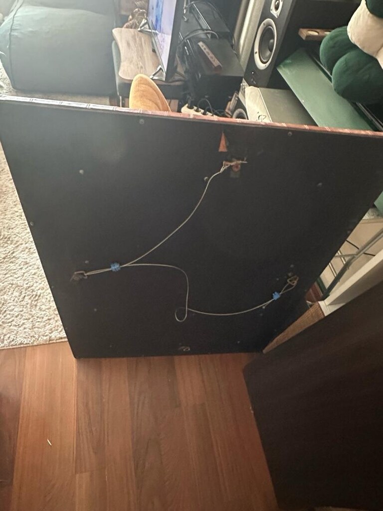 80*100cm Büyük Boy Deri Kaplama Dekoratif Ayna - Rustik / Bohem - 8