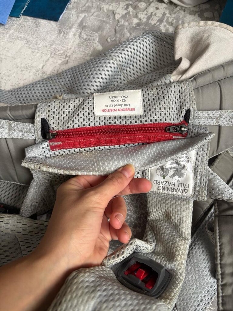 BabyBjörn Harmony 3D Mesh Silver Kanguru 0-15 kg - 9