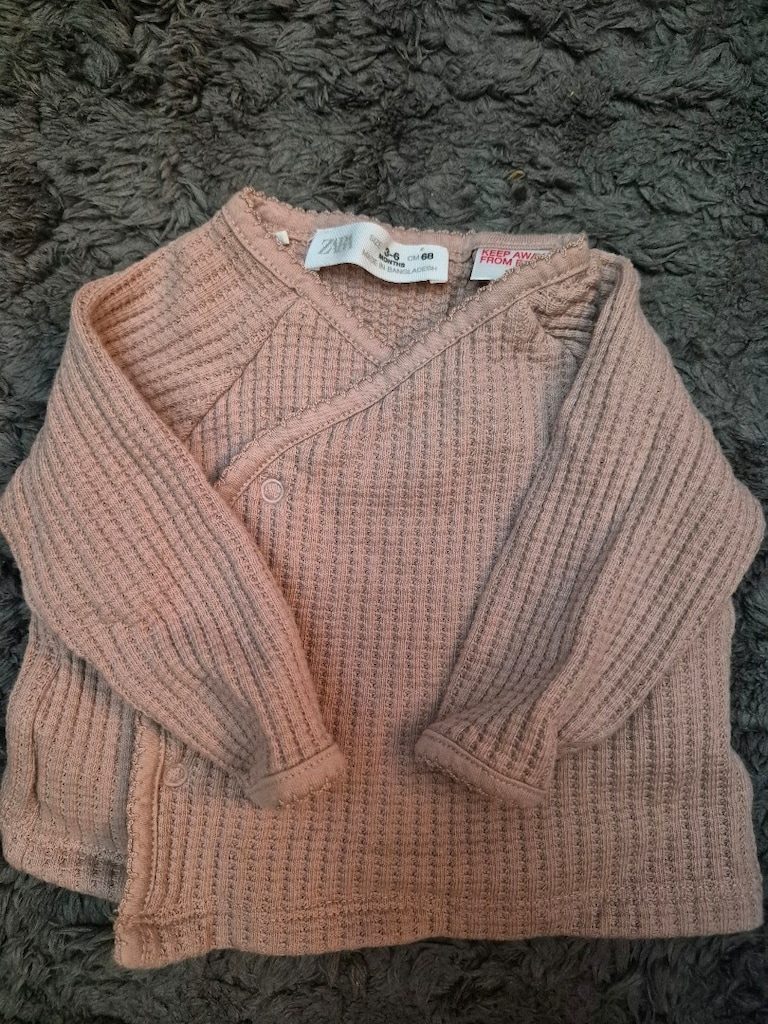 Zara 3-6 Ay Örgü 3’lü Bebek Takımı - 3