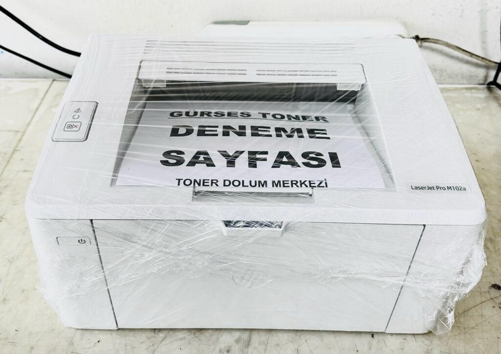 Yazıcı HP LaserJet Pro M102a Temiz Makina Ekonomik Bakımlı Toner Dolu - 8
