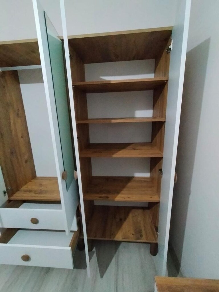 bohem 4 kapılı gardrop elbise dolabı - 2