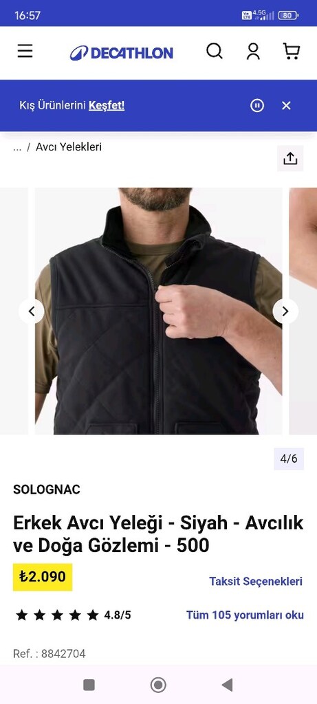 solocnac avcı yelek M.beden - 3