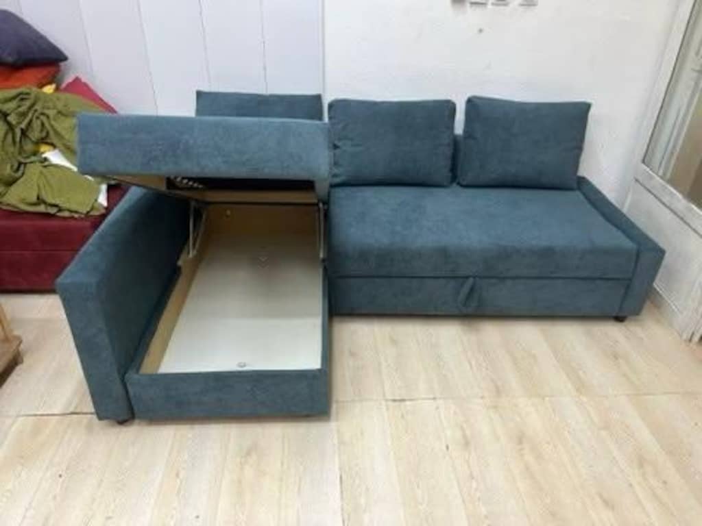 IKEA FRİHETEN SIFIR KAPLAMA YATAKLI BAZALI L KÖŞE KOLTUK KANEPE - 4