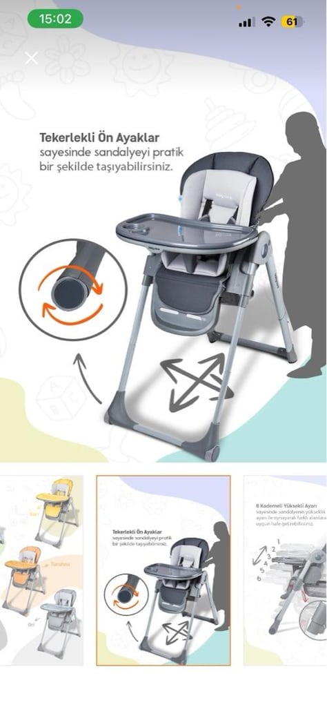 Babycare Mama Sandalyesi - 5