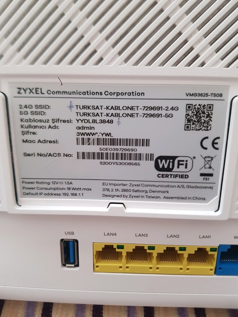 ZYXEL VMG 3625 Yeni nesil VDSL MODEM - 2