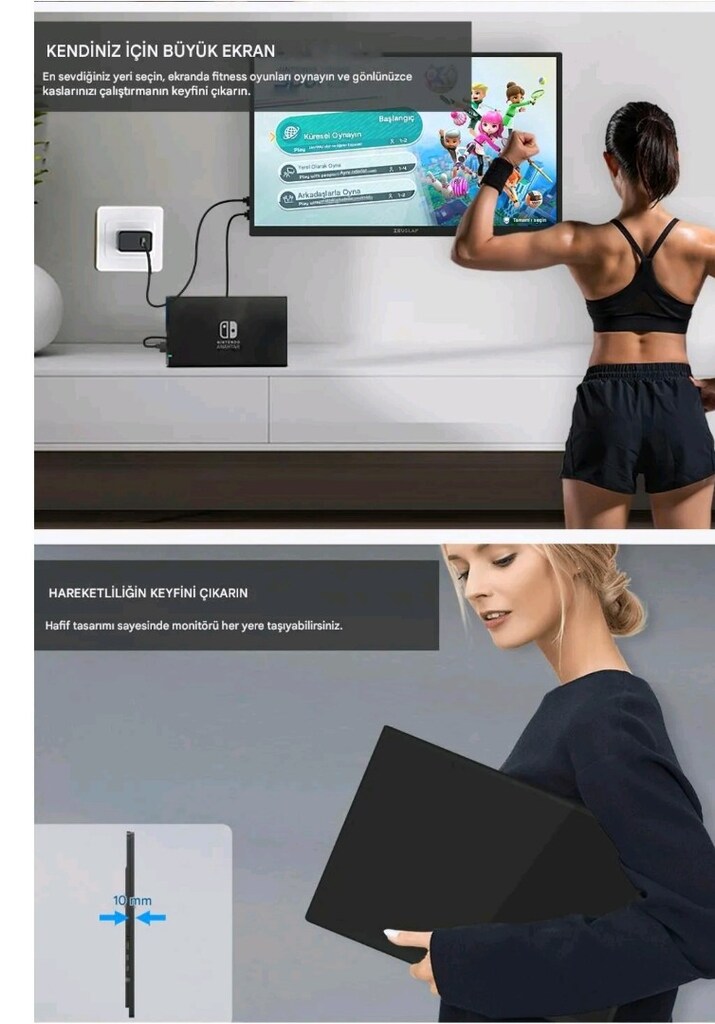 monitör taşımalı sıfır kapalı kutu 22.inc dokunmatik.Monitör - 12