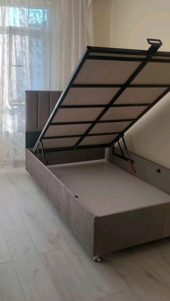 BİR BUÇUK KİŞİLİK 120/200 BAZA BAŞLIK YATAK ANKARA/SİTELER - 4
