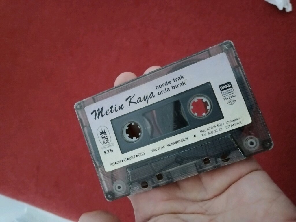METİN KAYA /NERDE TRAK ORDA BIRAK KASET NADİR BULUNUR - 2
