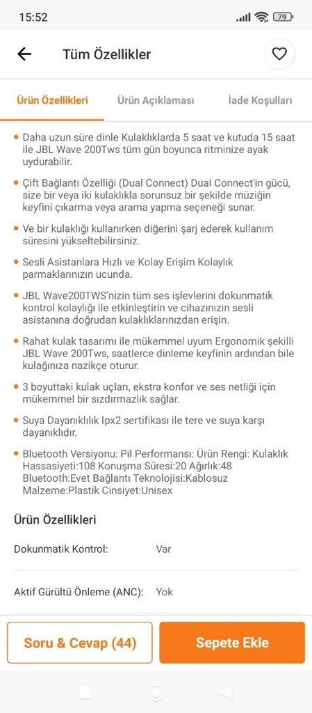 JBL Marka Kablosuz kulaklık - 3