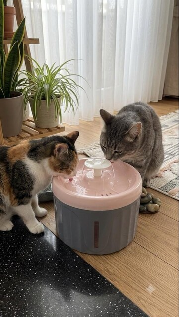 kedi su pınarı