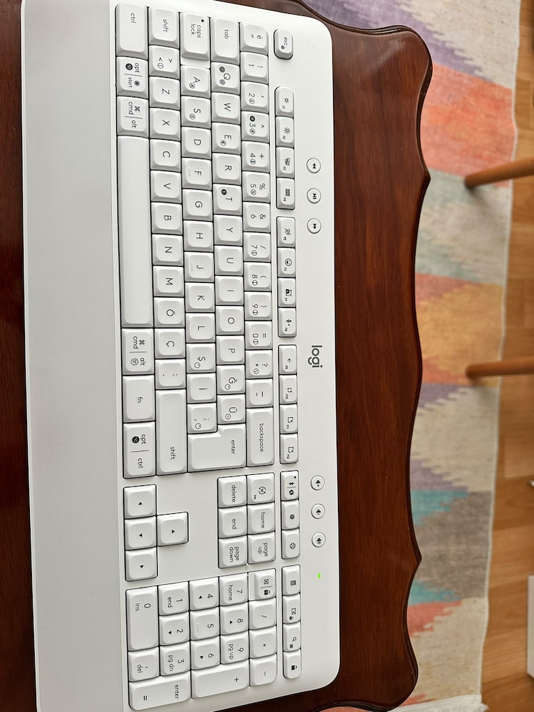 Logitech Signature K650 Beyaz Türkçe Q Bluetooth Kablosuz Klavye - 3