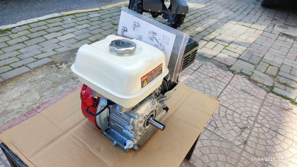 ORJİNAL HONDA GX200 6,5HP BENZİNLİ İPLİ KAMALI MOTOR 19MM - 5