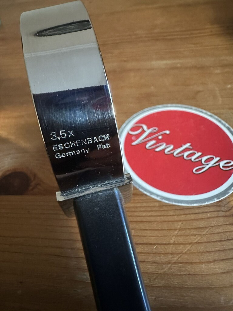 Vintage 1970'ler Eschenbach Visomed 3,5x Alman El Büyüteci - 7