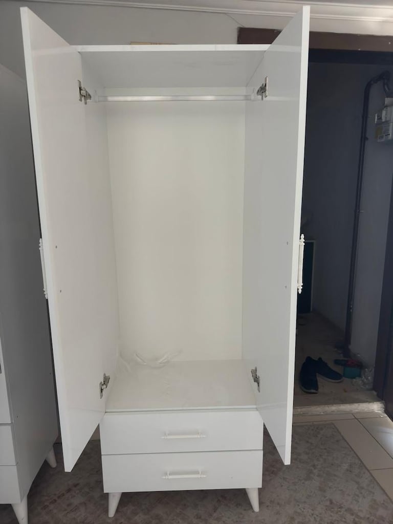 2 kapılı elbise dolap imalattan sıfır - 2