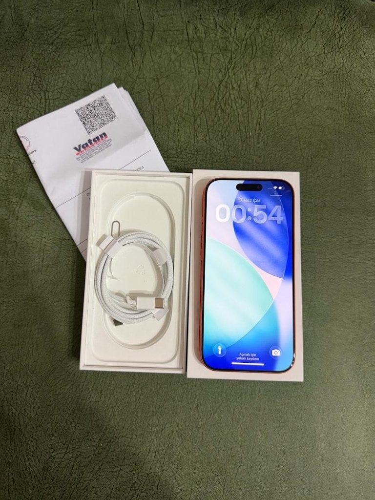 iphone 17pro max (16 ay garantili pil 100) - 3