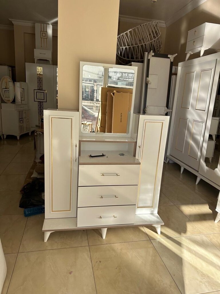 ultra lüks komple mdf yatak odası takımı sıfır ürün adrese teslim - 2