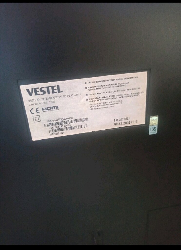 VESTEL 42 VF 7011 LCD TV 106 - 6