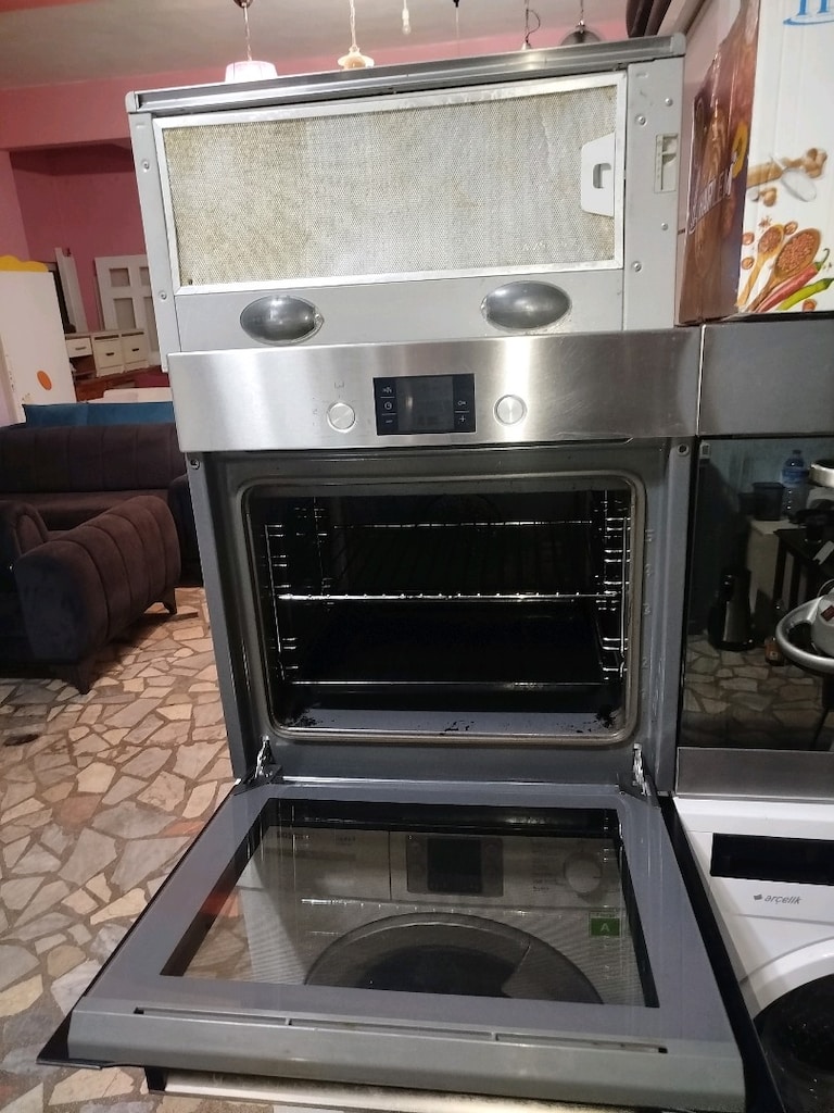 Ankastre fırın ocak davlunbaz takım Bosch mark'a sağlam temiz - 4
