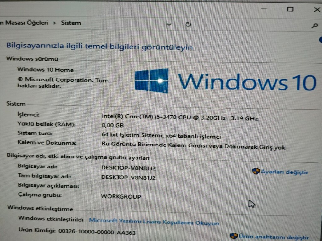 Intel İ5 3470 masa üstü - 6