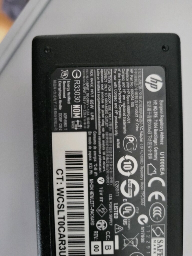 Hp 65W 19.5V 3.33A Orijinal Notebook Adaptörü - 2