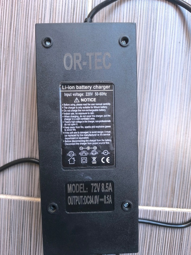 OR-TEC 72V 8.5A Lityum İyon (Li-ion) Akü Şarj Cihazı - 2