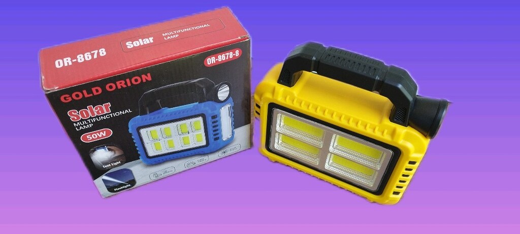 POWERBANK ÖZELLİKLİ KUTUSUNDA GÜNEŞ ENERJİLİ FONNSİYONEL FENER SETİ - 4