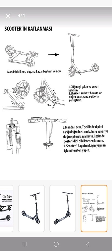 Rookie Scooter Sıfır kutusunda - 4