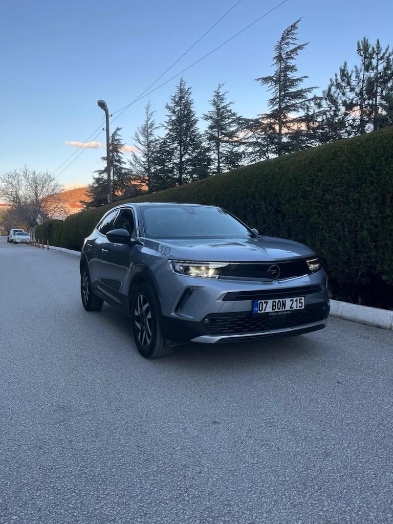 2021 MODEL OPEL MOKKA ELEGANCE 1.2T GRİ/SİYAH HATASIZ BOYASIZ TRAMERSZ - 9