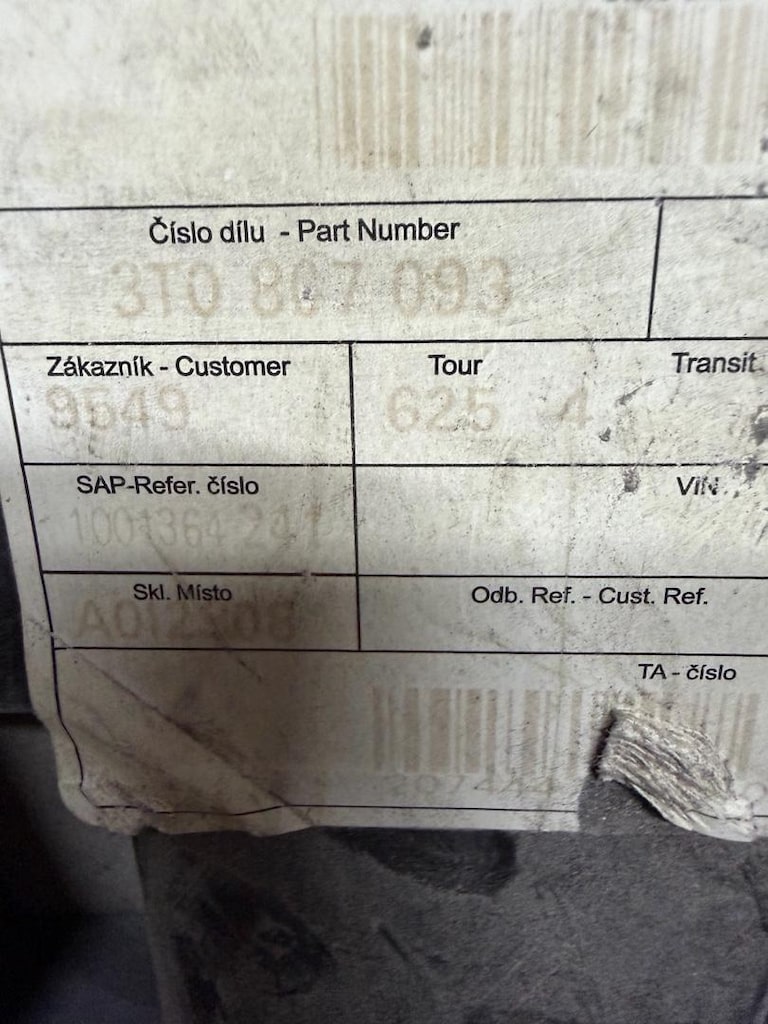 Skoda Superb Ön Tampon Alt Spoyler (2008-2015) 3T0807093 sıfır orjinal - 3