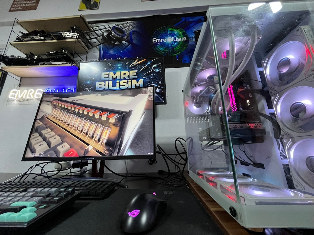 OYUN YAYIN BİLGİSAYARI GAMER PC MASAÜSTÜ BİLGİSAYAR FULL SET PC - 8