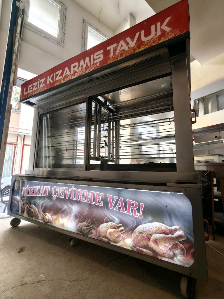kızarmış tavuk çevirme makinesi - 4