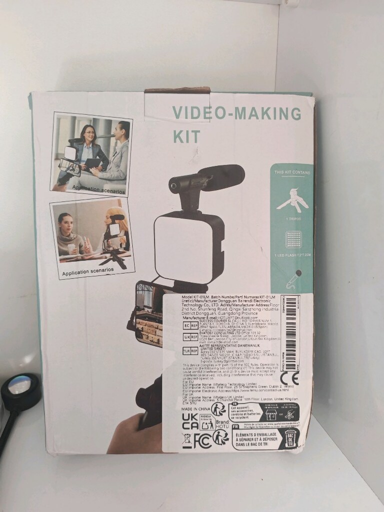 Mikrofonlu Işıklı Telefon Tripod - 3